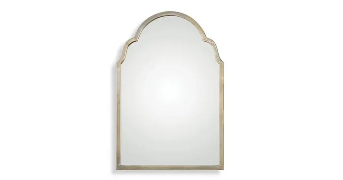 Brayden Petite Arch Mirror, Champagne