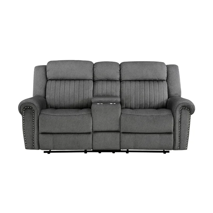 Brennen Double Reclining Love Seat with Center Console