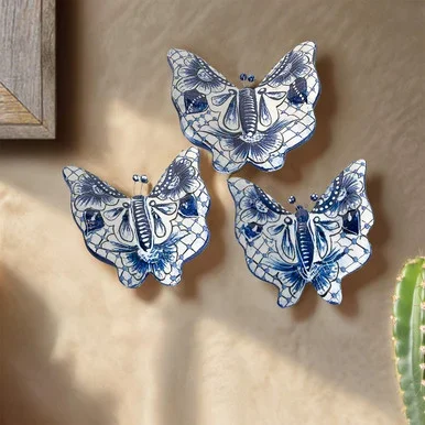 Brittany Butterflies Wall Art – Set of 3
