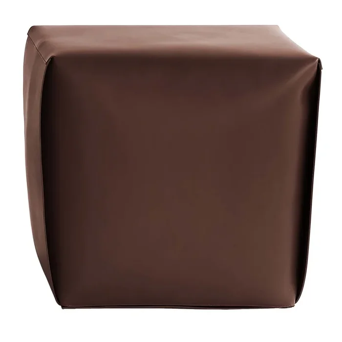 Brown Tall Bao Ottoman by Viola Tonucci