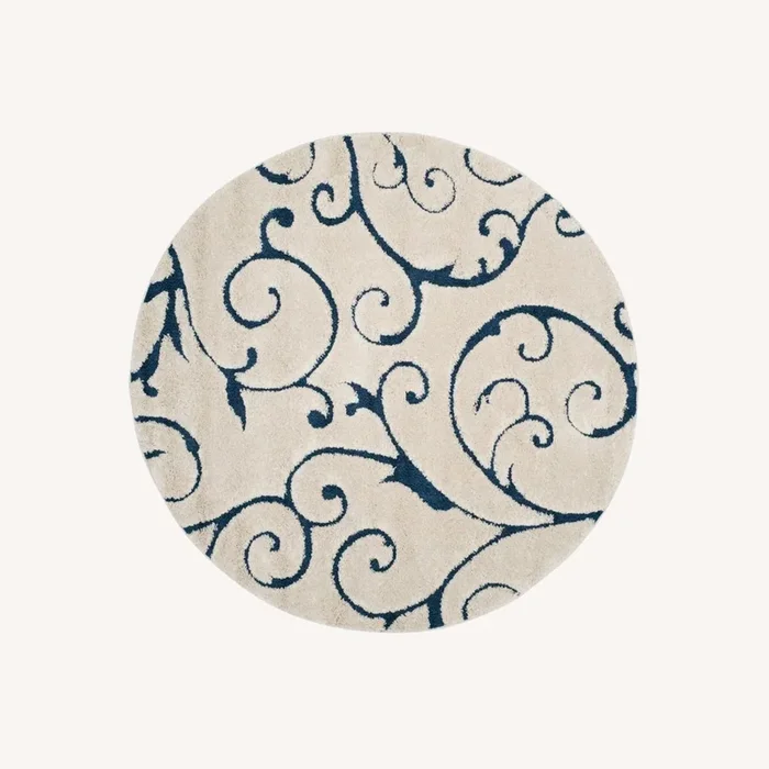 Buskey Shag Performance Round Rug