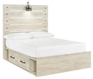 Cambeck Full Panel Bed With 2 Storage Drawers
