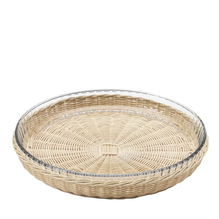 Camomilla Tarte Pan Wicker Basket Big Size
