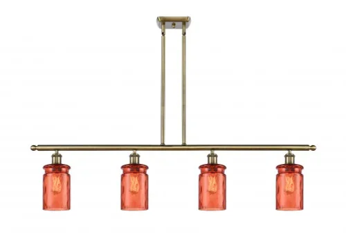 Candor 4 Light Island Light (3442|516-4I-AB-G352-COR-LED)