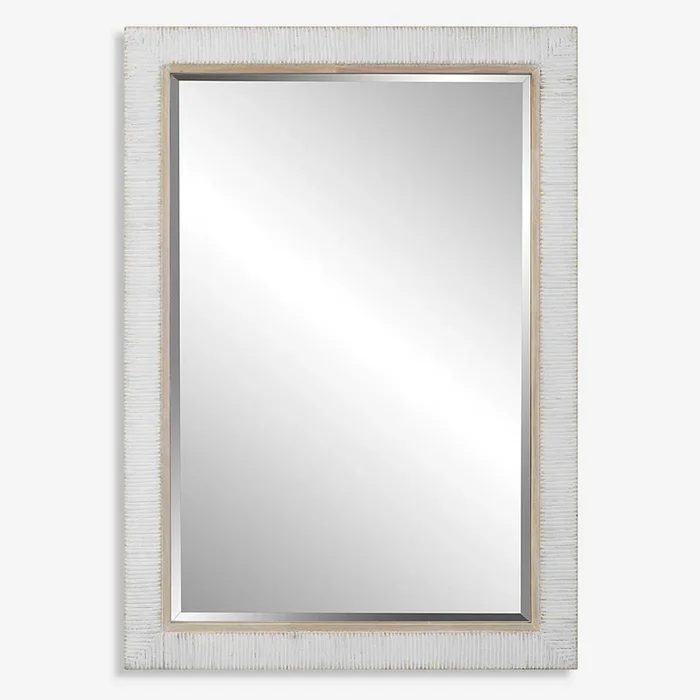 Cape Mirror Whitewashed