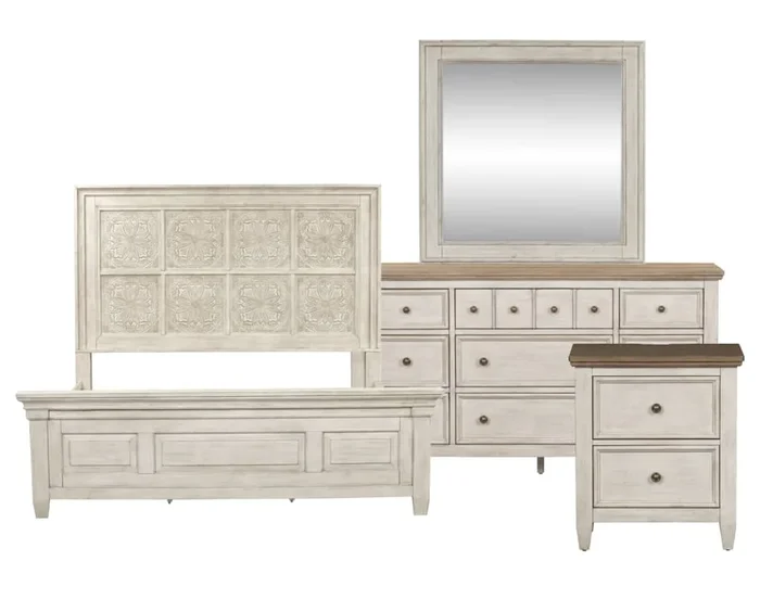 Carlyle 4 Pc. Decorative Panel Bedroom Set
