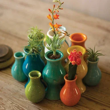 Carnivale Ceramic Vases – Set of 13