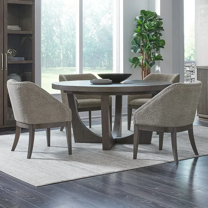 Cascade Falls 5-Piece Pedestal Table Set