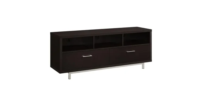 Casey 2-drawer Engineered Wood 60-inch TV Stand Cappuccino