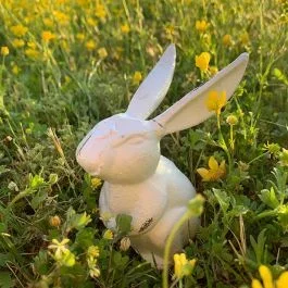 Cast Iron Tabletop Rabbit Set of 4