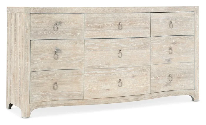 Casual 9-Drawer Dresser with Felt Lined Drawers and Soft-Close Guides
