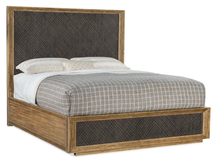 Casual California King Panel Bed