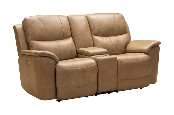 Casual Power Reclining Console Loveseat with USB
