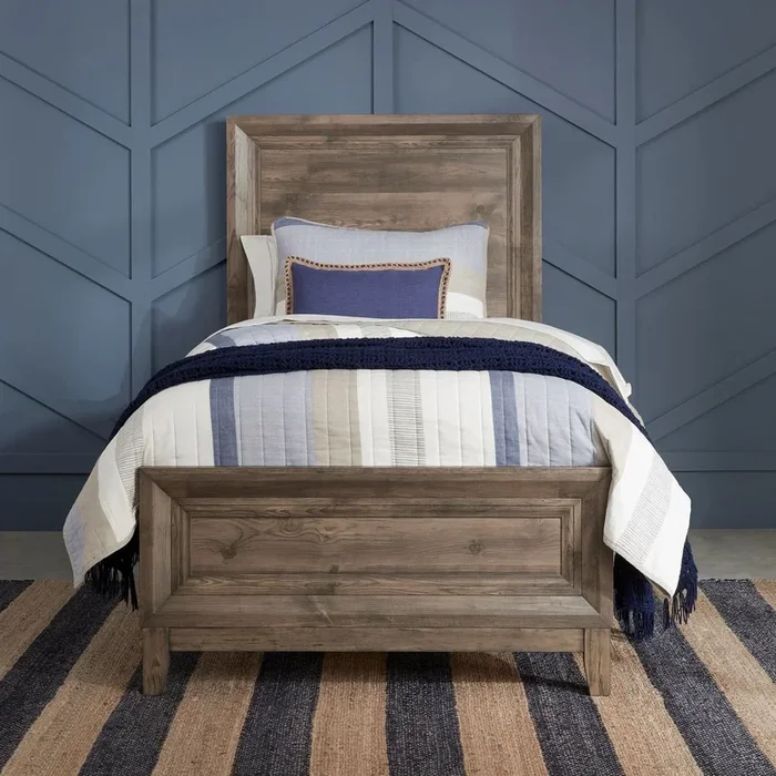 Casual Twin Panel Bed