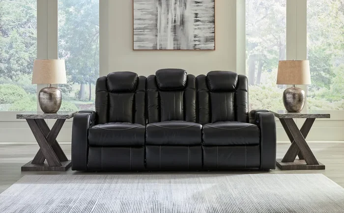 Caveman Den Pwr Rec Sofa With Adj Headrest