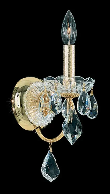 Century 1 Light 120V Wall Sconce in Etruscan Gold with Heritage Handcut Crystal (168|1701-23)