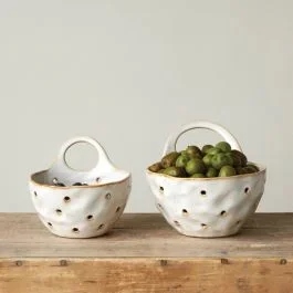 Ceramic Colander Set of 2