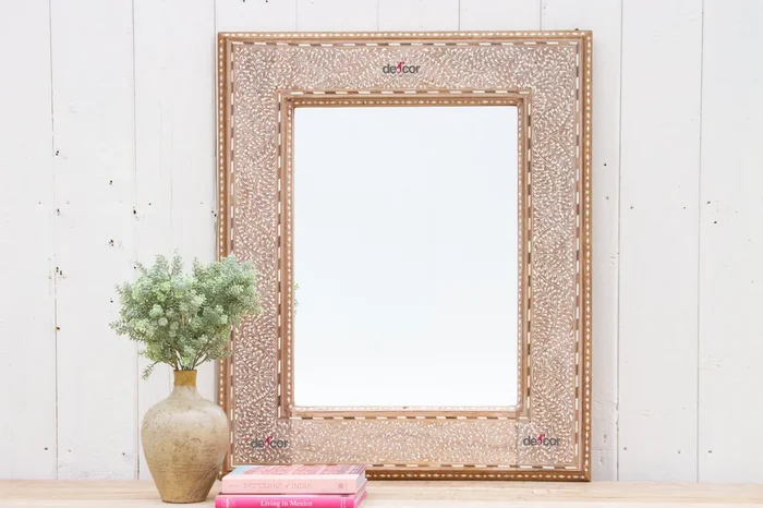 Charming Anglo-Indian Inlaid Mirror (Trade)