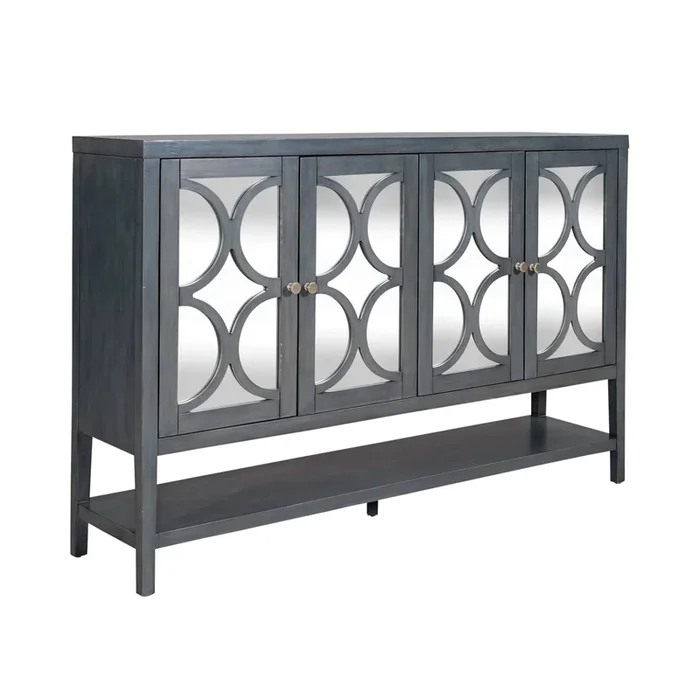 Circle View Accent Cabinet