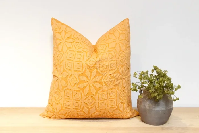 Citrine Handmade Pillow Cover