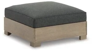 Citrine Park Outdoor Ottoman With Cushion