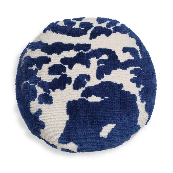 Coast Royal Blue Tufted 20″ Round Pillow