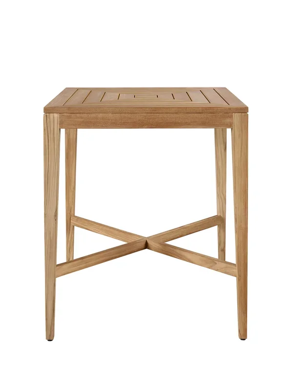 Coastal Outdoor Square Bar Table