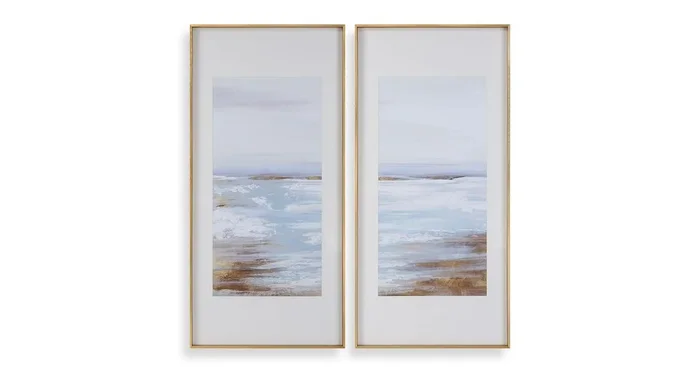 Coastline Framed Prints, S/2