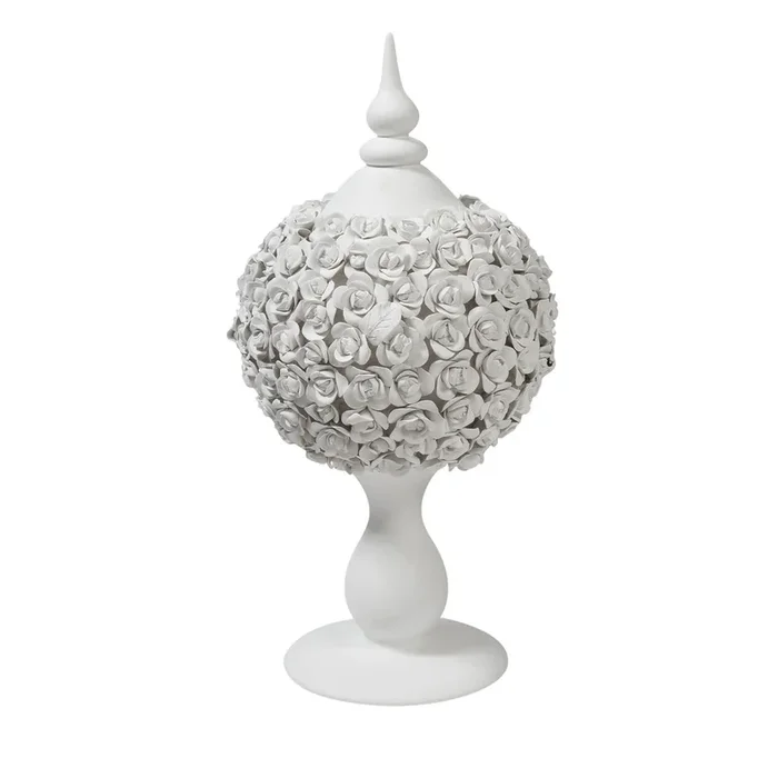 Coco Camelie White Sculpture