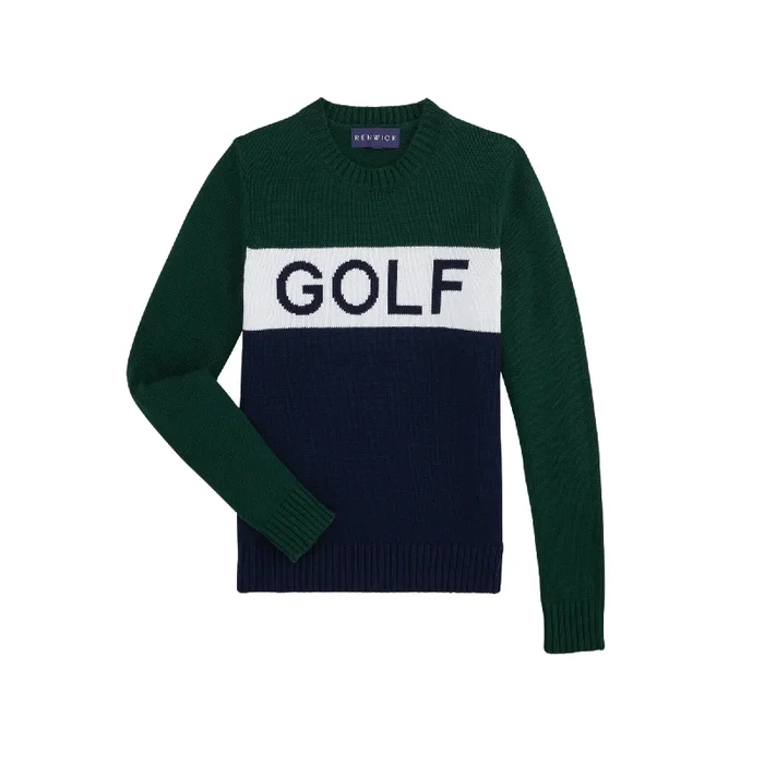 Colorblock Club Golf Sweater