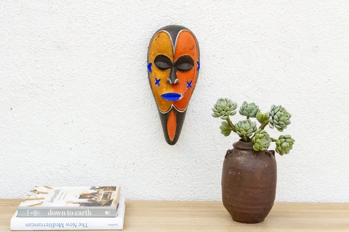 Colorful Mystical Vision African Mask