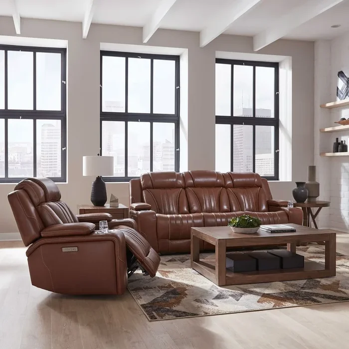 Contemporary 2-pc. Power Reclining Sofa & Chair Set w/Zero Gravity Reclining