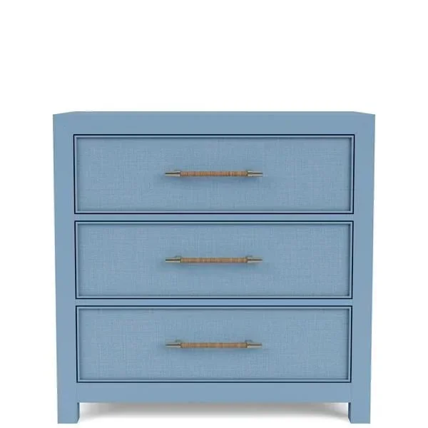 Contemporary 3-Drawer Accent Chest with Dual USB Charging Ports