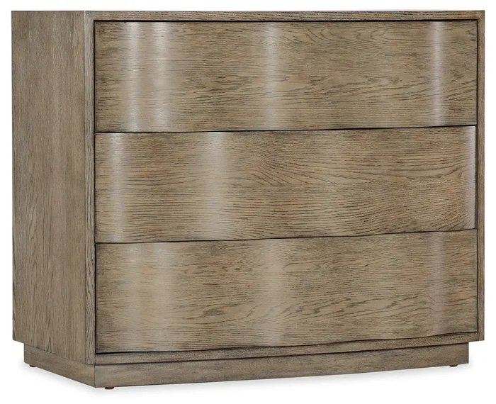 Contemporary 3-Drawer Bachelor’s Chest with Felt-Lined Top Drawer