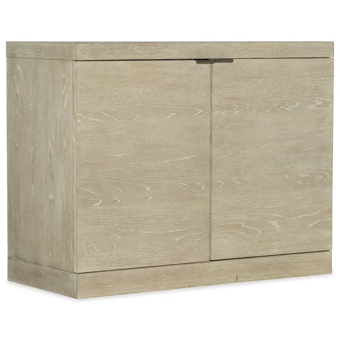 Contemporary File Cabinet with Locking File Drawer