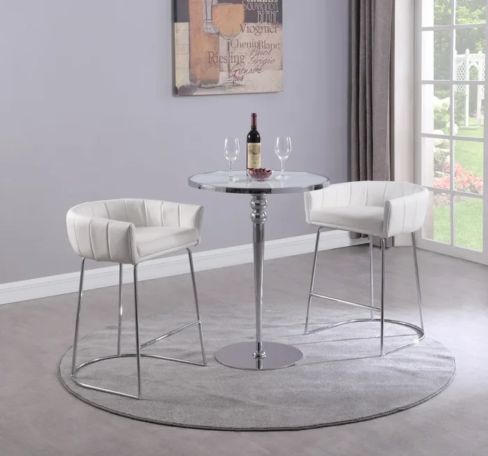 Contemporary Pub Set with Counter Table & 2 Stools