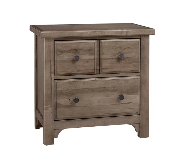 Cool Farmhouse 2-Drawer Nightstand