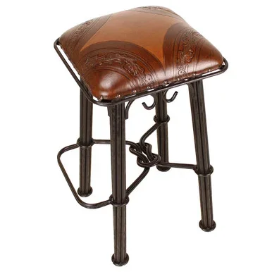 Coronado Iron Barstool – Two Tone Colonial Corners