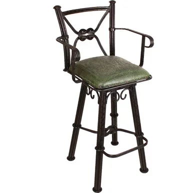 Coronado Swivel Barstool w/Arms – Colonial Sage Green