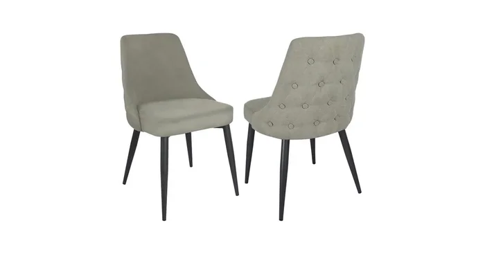 Cosmo Upholstered Dining Side Chair Light Grey (set of 2)