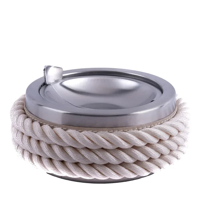 Cream Concave Ashtray