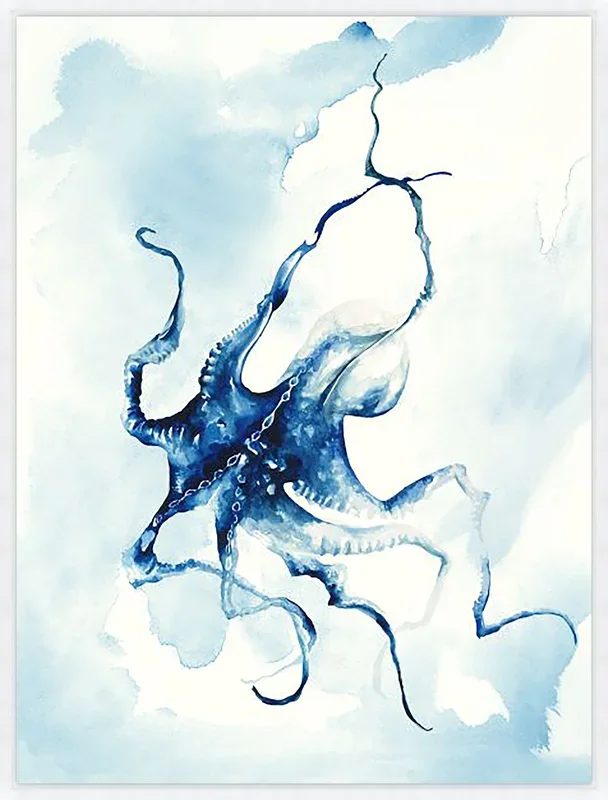Creature of the Sea by Sara Brown – 30″ x 40″ Framed