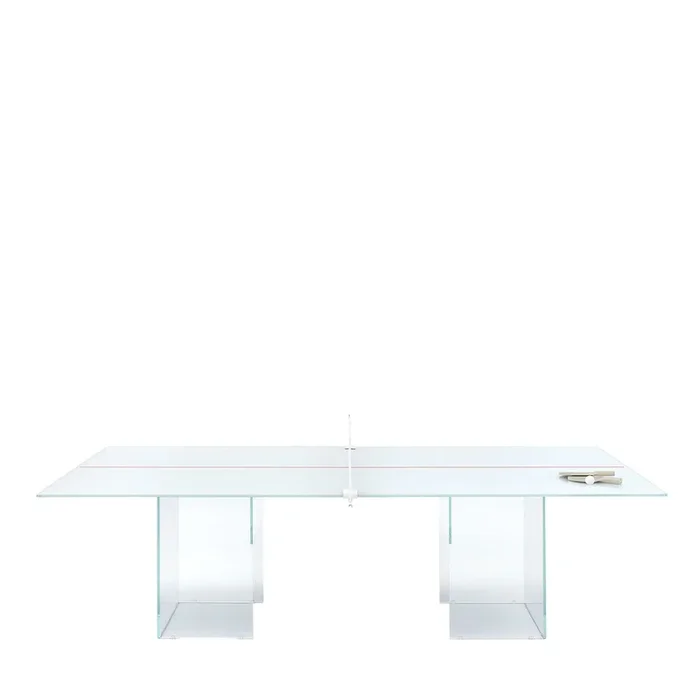Crystal White Ping Pong Table