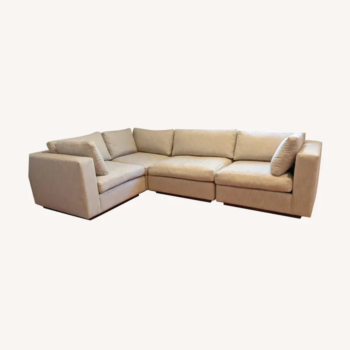 Custom RH Fabric-APT2B-Taylor Plush Sectional Sofa