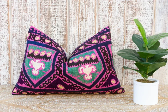 Dana Nurata Suzani Lumbar Pillow