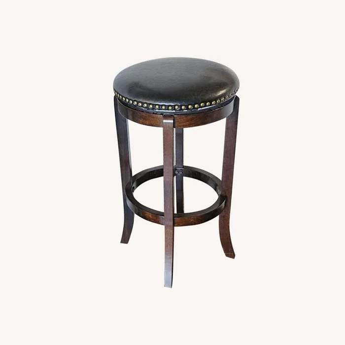 Dark Brown Counter Rotating Stools