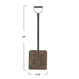 Decorative Metal Snow Shovel