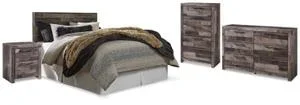Derekson Queen Panel Headboard, Dresser, Chest and Nightstand