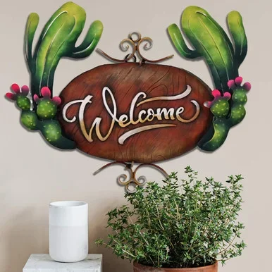 Desert Welcome Metal Wall Art