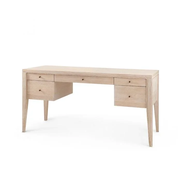 Desk – Bleached Cerused Oak | Paola Collection | Villa & House